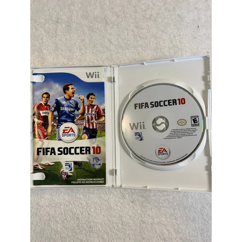 FIFA Soccer 10 Nintendo Wii EA Sports Video Game with Manual‎ Complete CIB